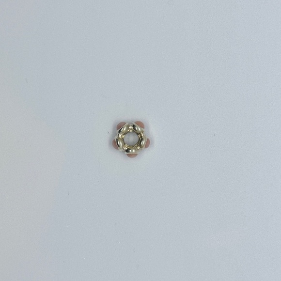 Retired Rare Pandora Pink Opal Cabochon Charm - Picture 7 of 8